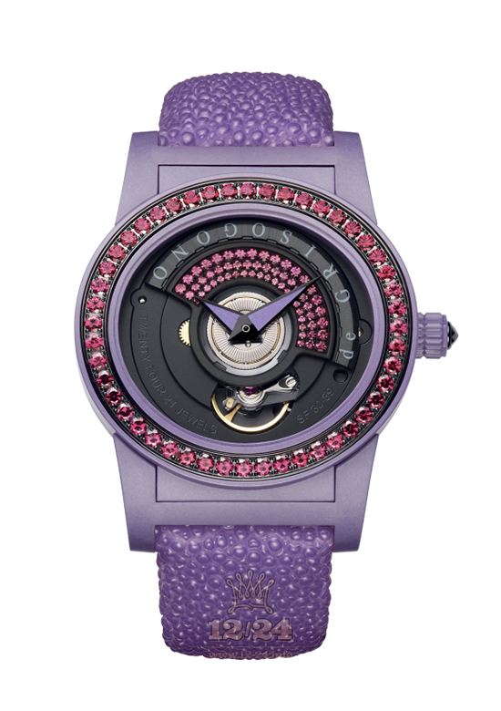 de Grisogono Tondo Watch TBN-S11 Black Purple Dial