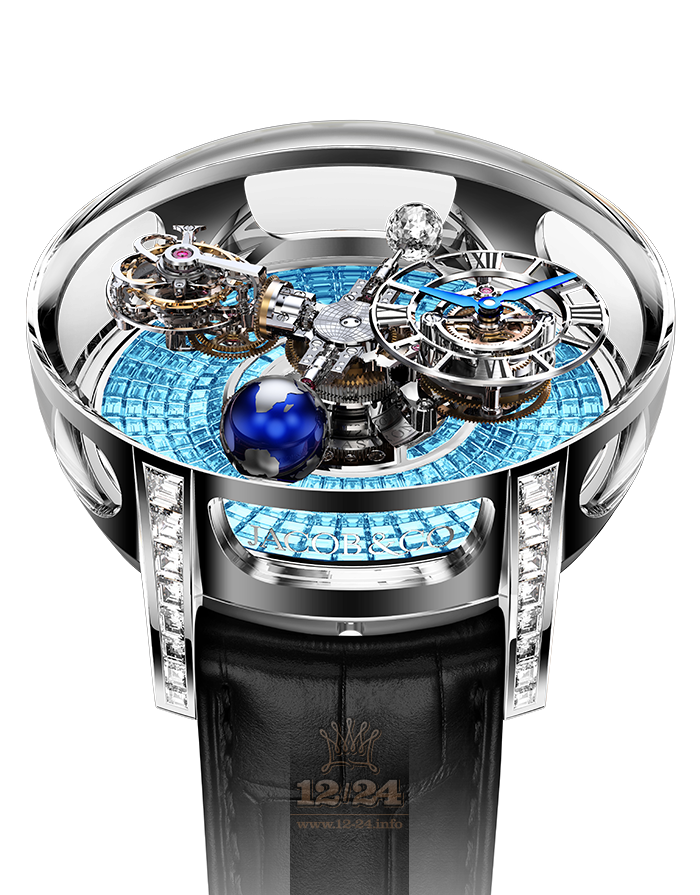 Jacob & Co Grand Complication Masterpieces Watch AT800.30.BD.BI.B 50 mm White gold Case
