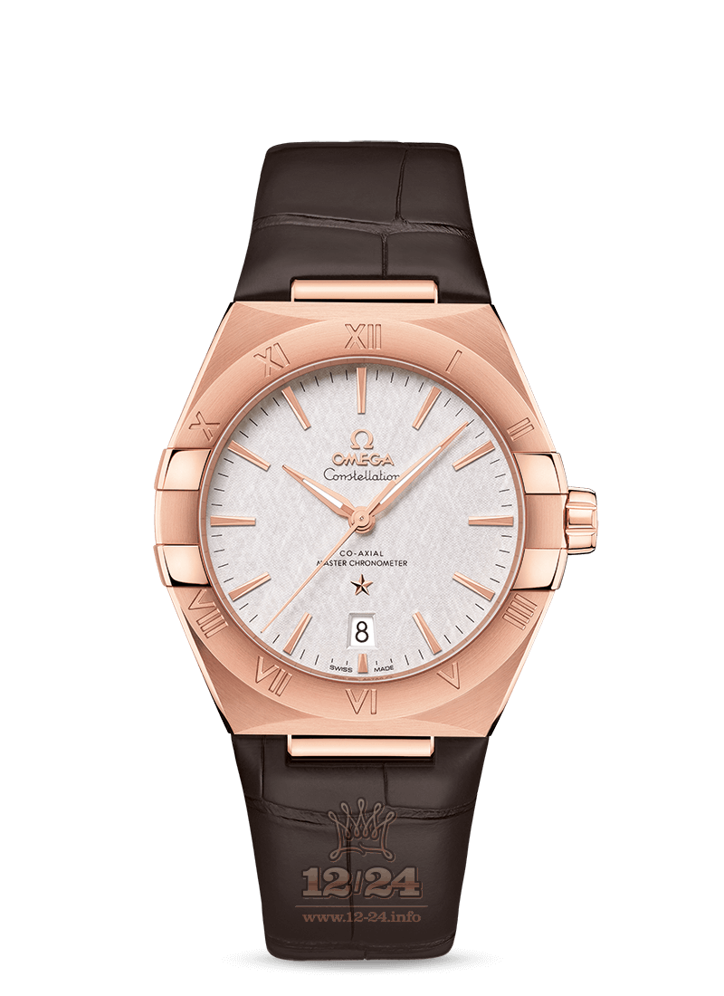 Omega Constellation Watch 131.53.39.20.02.001 39 mm Pink gold Case Gray Dial