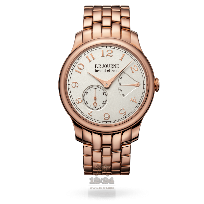 F.P.Journe Classique Watch chronometre souverain rg 40 mm Pink gold Case White Dial