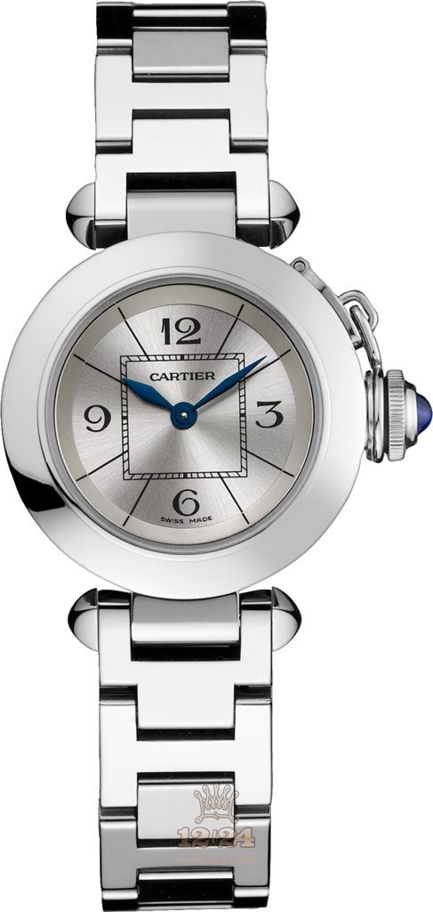 Cartier Pasha de Cartier Watch W3140007 27 mm Stainless steel Case Silver Dial