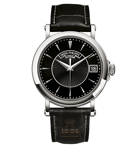 Patek Philippe Calatrava Watch 5153G-001 38 mm White gold Case Black Dial