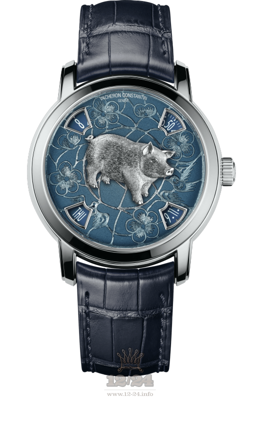 Vacheron Constantin Metiers d Art Watch 86073/000P-B429 40 mm Platinum Case Dark blue Dial