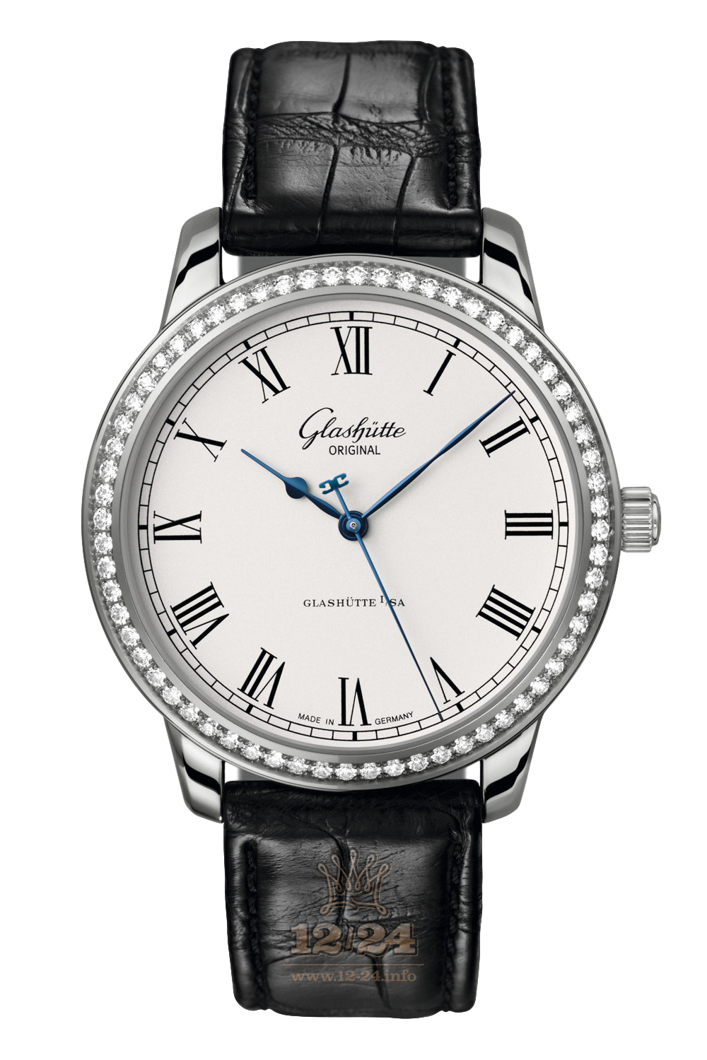 Glashutte Senator Watch 1-39-59-01-12-04 40 mm Stainless steel Case White Dial