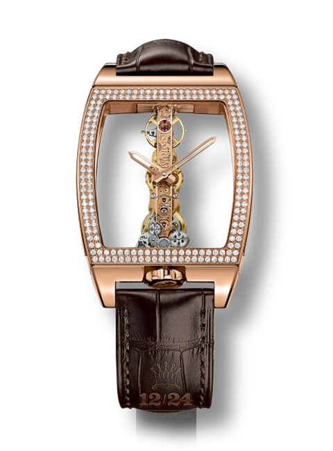 Corum Golden Bridge Watch 113.161.85/0002 0000 34 mm Pink gold Case