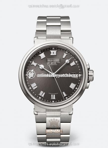 Breguet Marine Watch 5517TI/G2/TZ0 40 mm Titanium Case Gray Dial