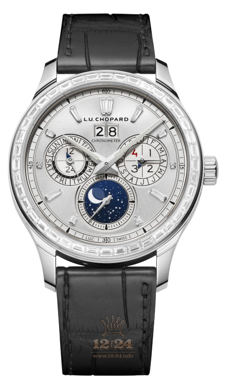 Chopard L.U.C Watch 171927-1001 43 mm White gold Case Silver Dial