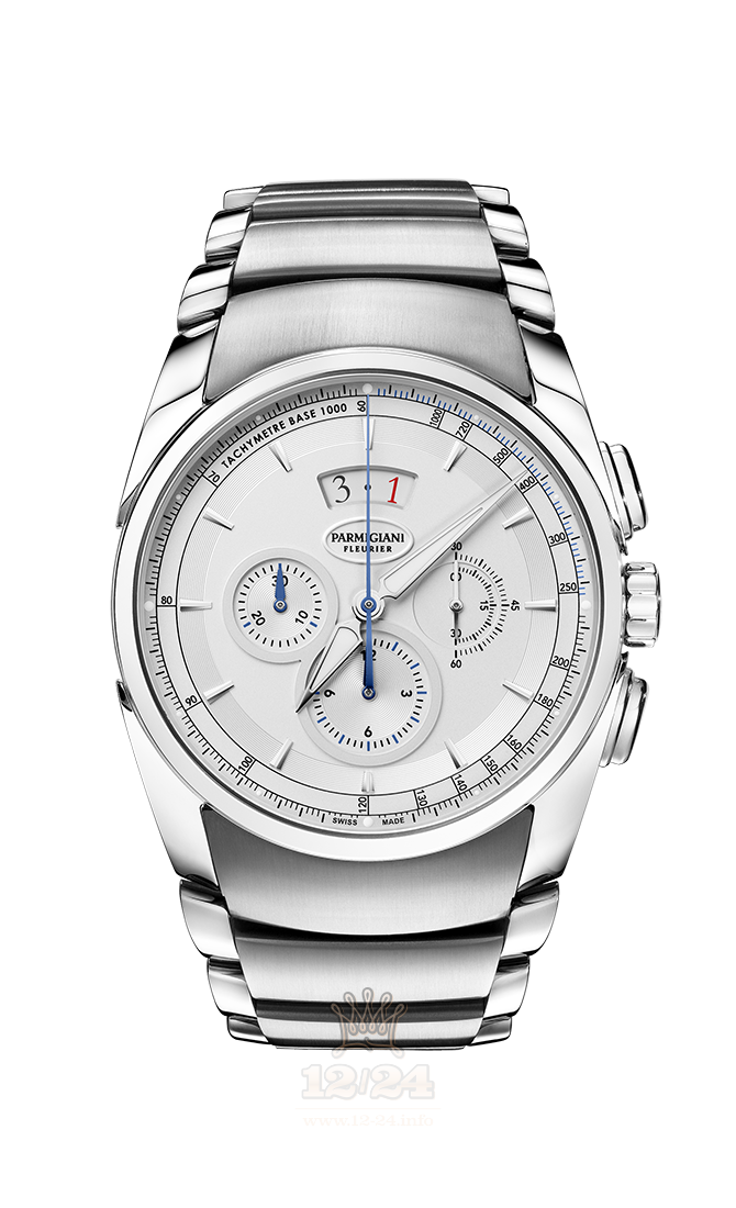 Parmigiani Fleurier Tonda Watch PFC274-0000100-B33002 Stainless steel Case White Silver Dial