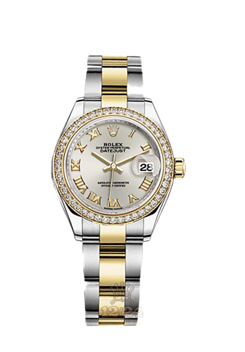 Rolex Datejust Watch 279383rbr-0006 28 mm Steel / Yellow gold Case Silver Dial