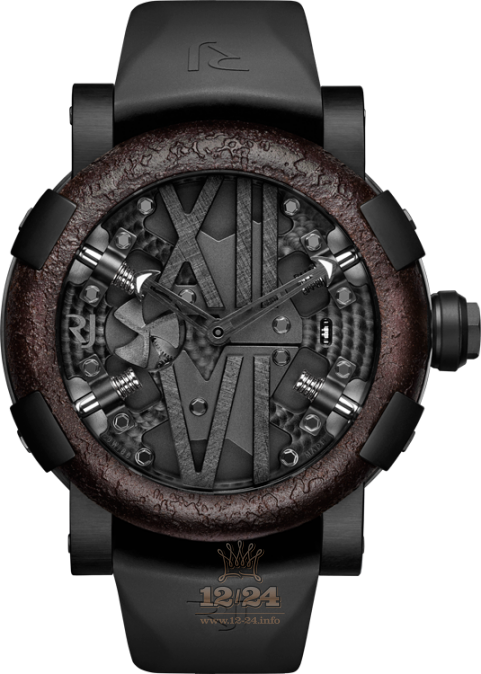 Romain Jerome Sea Watch RJ.T.AU.SP.002.01 50 mm Stainless steel PVD coating Case Black Gray Dial