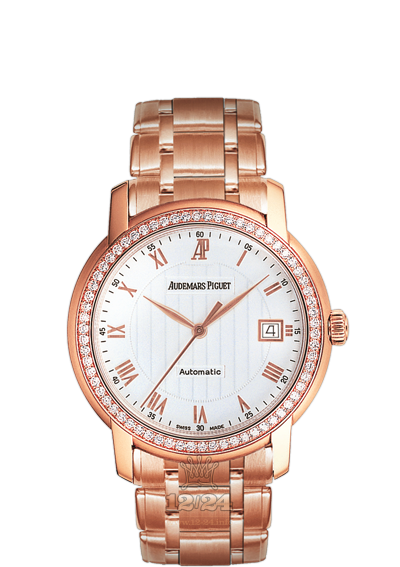 Audemars Piguet Jules Audemars Watch 15158OR.ZZ.1229OR.01 36 mm Pink gold Case White Dial