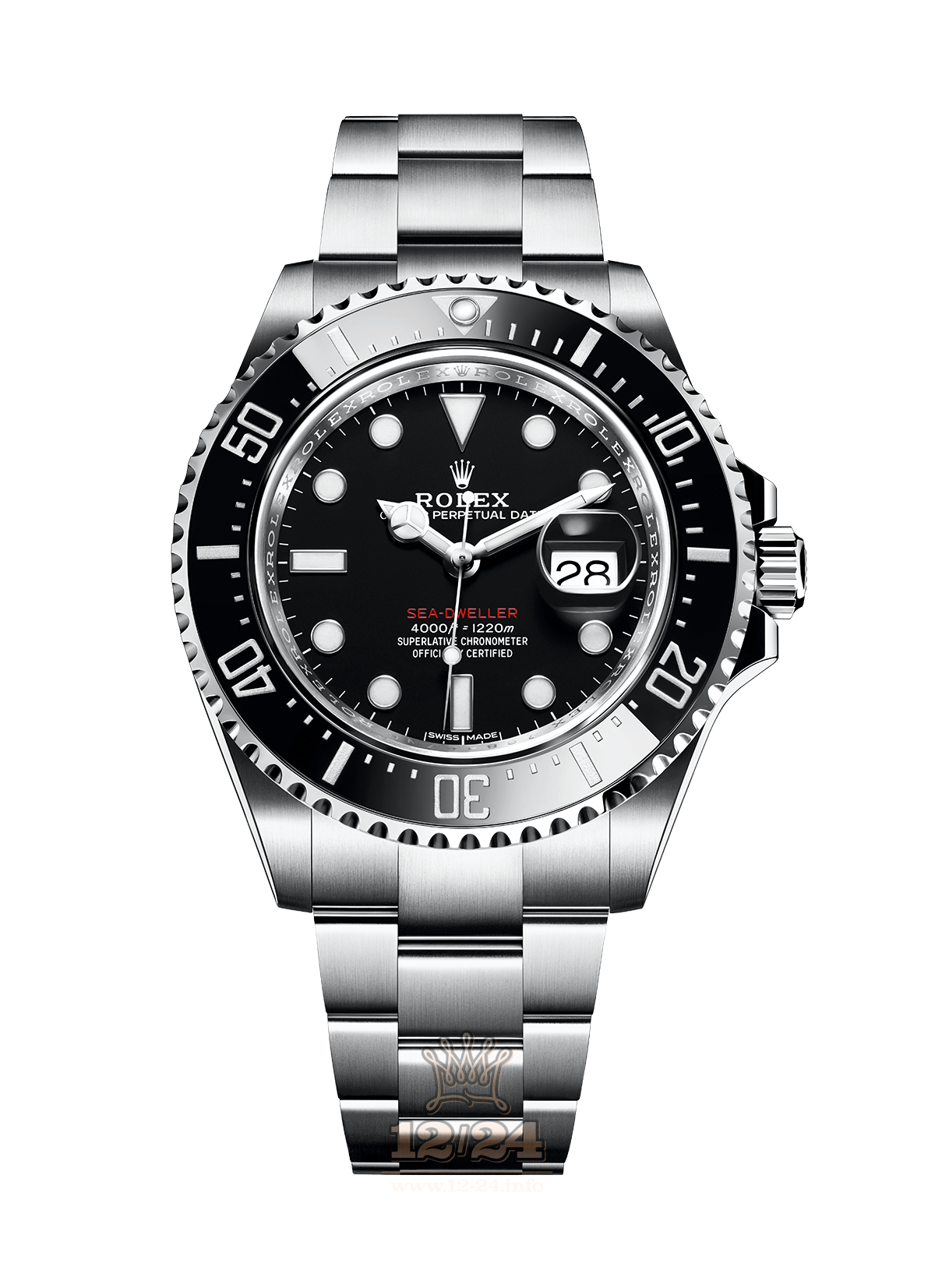 Rolex Sea-Dweller Watch 126600-0001 43 mm Stainless steel Case Black Dial