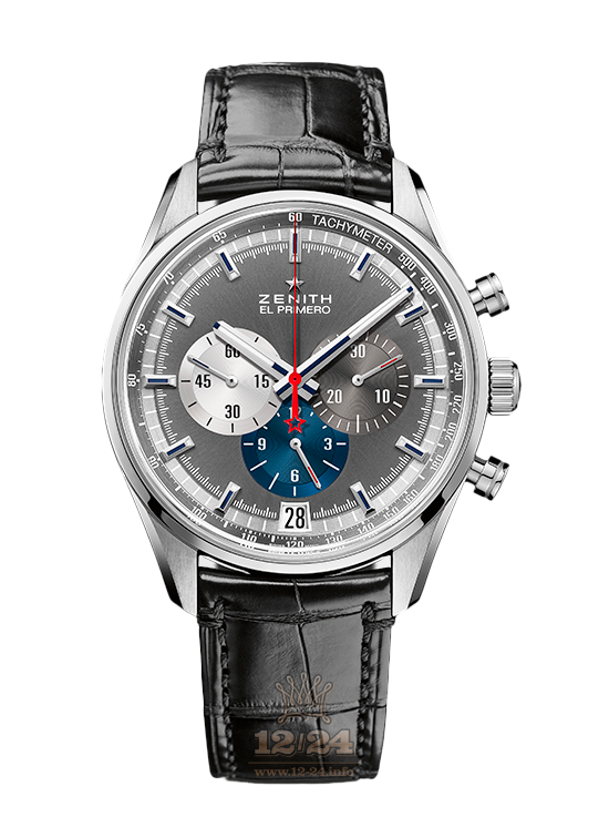 Zenith Chronomaster Watch 03.2040.400/26.C496 42 mm Stainless steel Case Gray Silver Dial