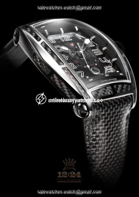 Cvstos Challenge Watch CCJLC-St-53mm 54 mm Stainless steel Carbon Case Black Dial