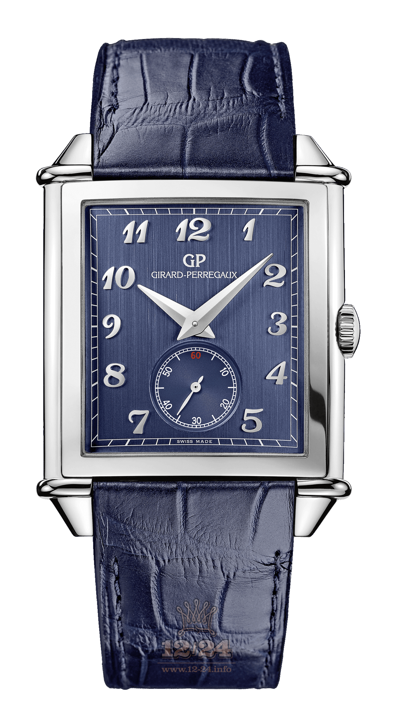 Girard Perregaux Vintage 1945 Watch 25880-11-421-BB4A 36 mm Stainless steel Case Dark blue Dial