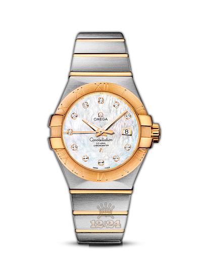 Omega Constellation Watch 123.20.31.20.55.002 31 mm Steel / Yellow gold Case White Dial