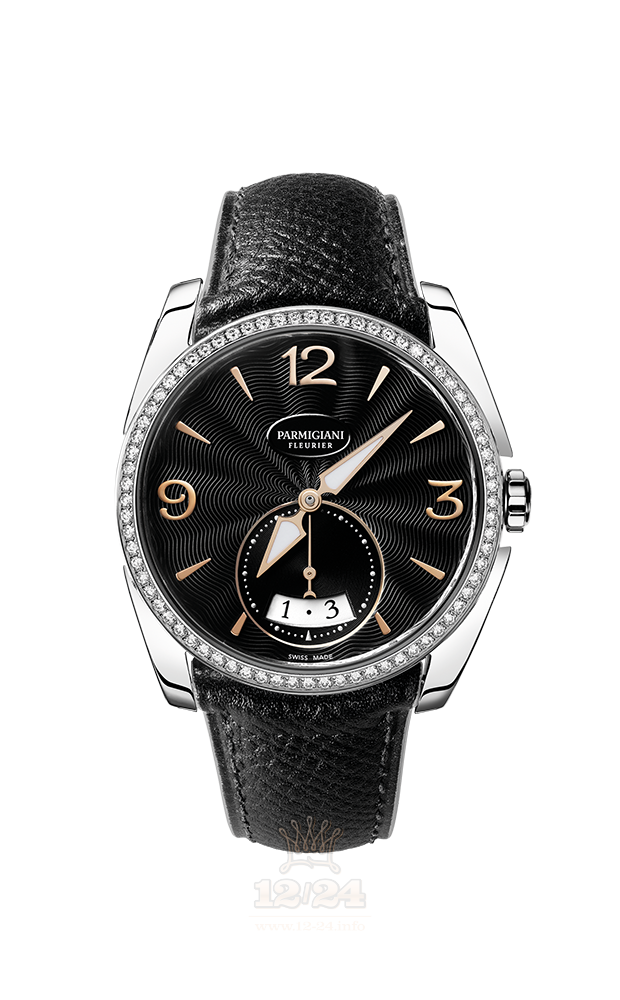 Parmigiani Fleurier Tonda Watch PFC273-0061400-HE1421 33 mm Stainless steel Case Black Dial