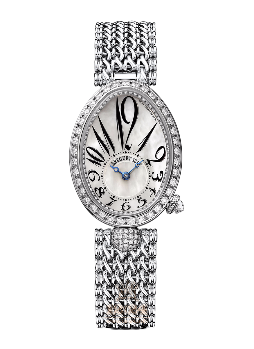 Breguet Reine de Naples Watch 8928BB/5W/J20 DD00 33 mm White gold Case White Dial