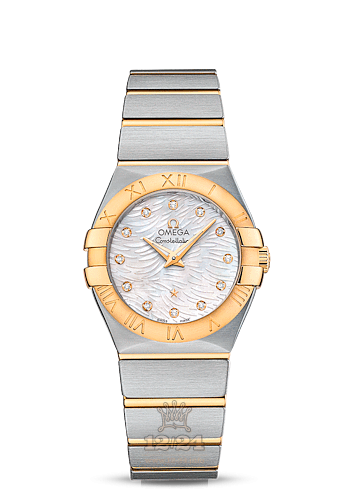 Omega Constellation Watch 123.20.27.60.55.008 27 mm Steel / Yellow gold Case White Dial
