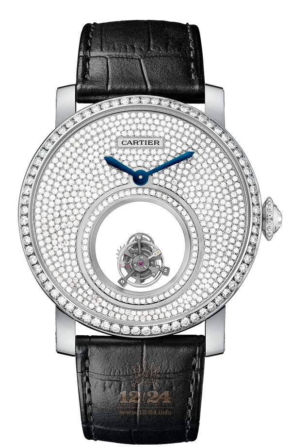 Cartier Rotonde de Cartier Watch HPI00588 45 mm Platinum Case Silver Dial