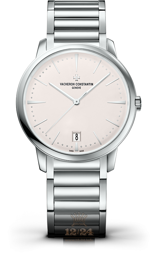 Vacheron Constantin Patrimony Watch 4100U/110G-B181 36 mm White gold Case Pink Dial