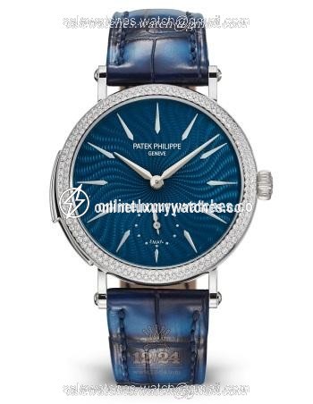 Patek Philippe Grand Complications Watch 7040/250G-001 36 mm White gold Case Dark blue Dial