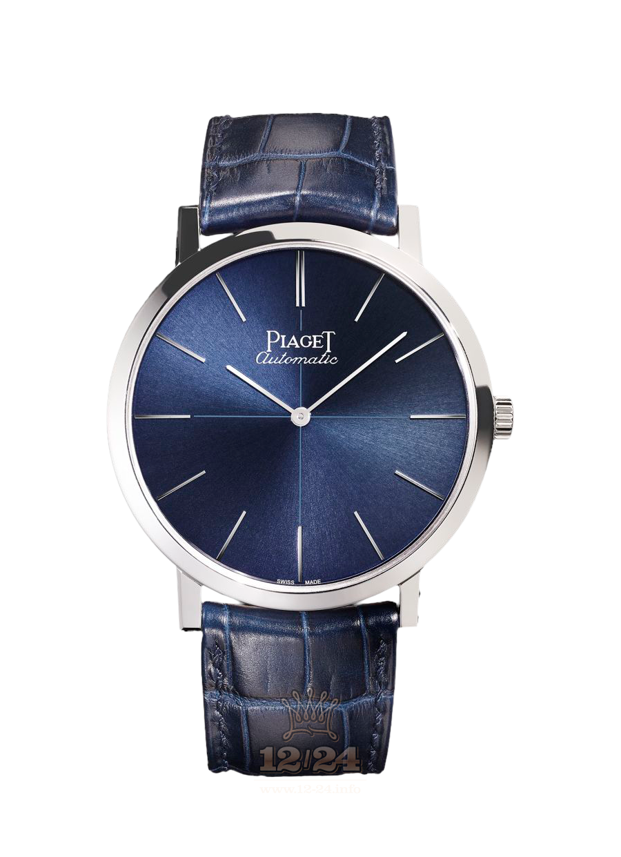 Piaget Altiplano Watch G0A42105 43 mm White gold Case Dark blue Dial