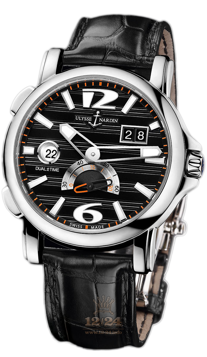 Ulysse Nardin Functional Watch 243-55/62 42 mm Stainless steel Case Black Dial