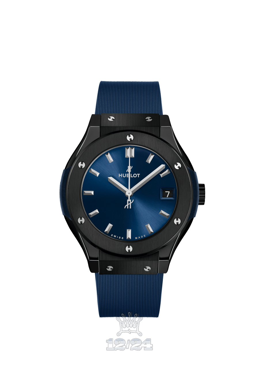 Hublot Classic Fusion Watch 581.CM.7170.RX 33 mm Ceramics Case Dark blue Dial