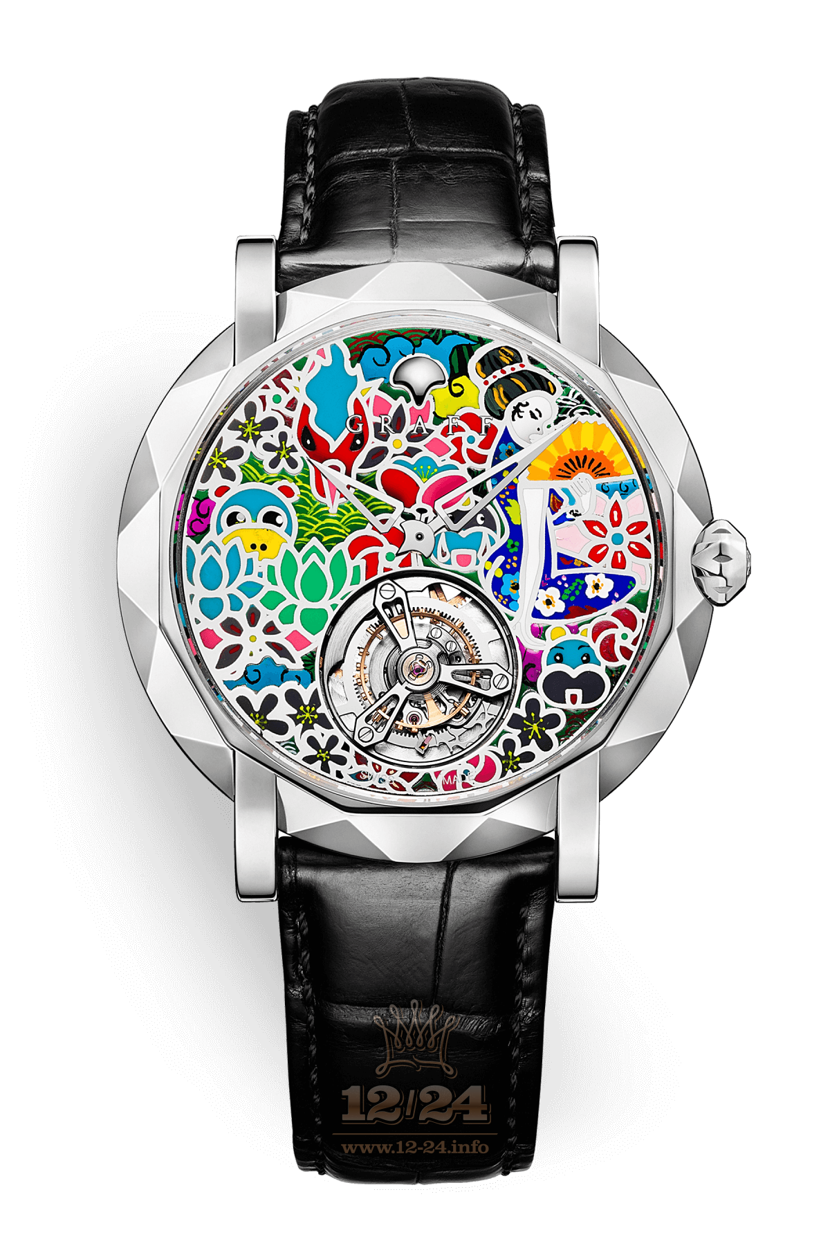 Graff Technical Watches Watch MGU43PTJPMK4 43 mm Platinum Case Painted Dial