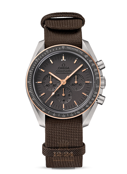 Omega Moonwatch Watch 311.62.42.30.06.001 42 mm Pink gold Titanium Ceramics Case Gray Dial
