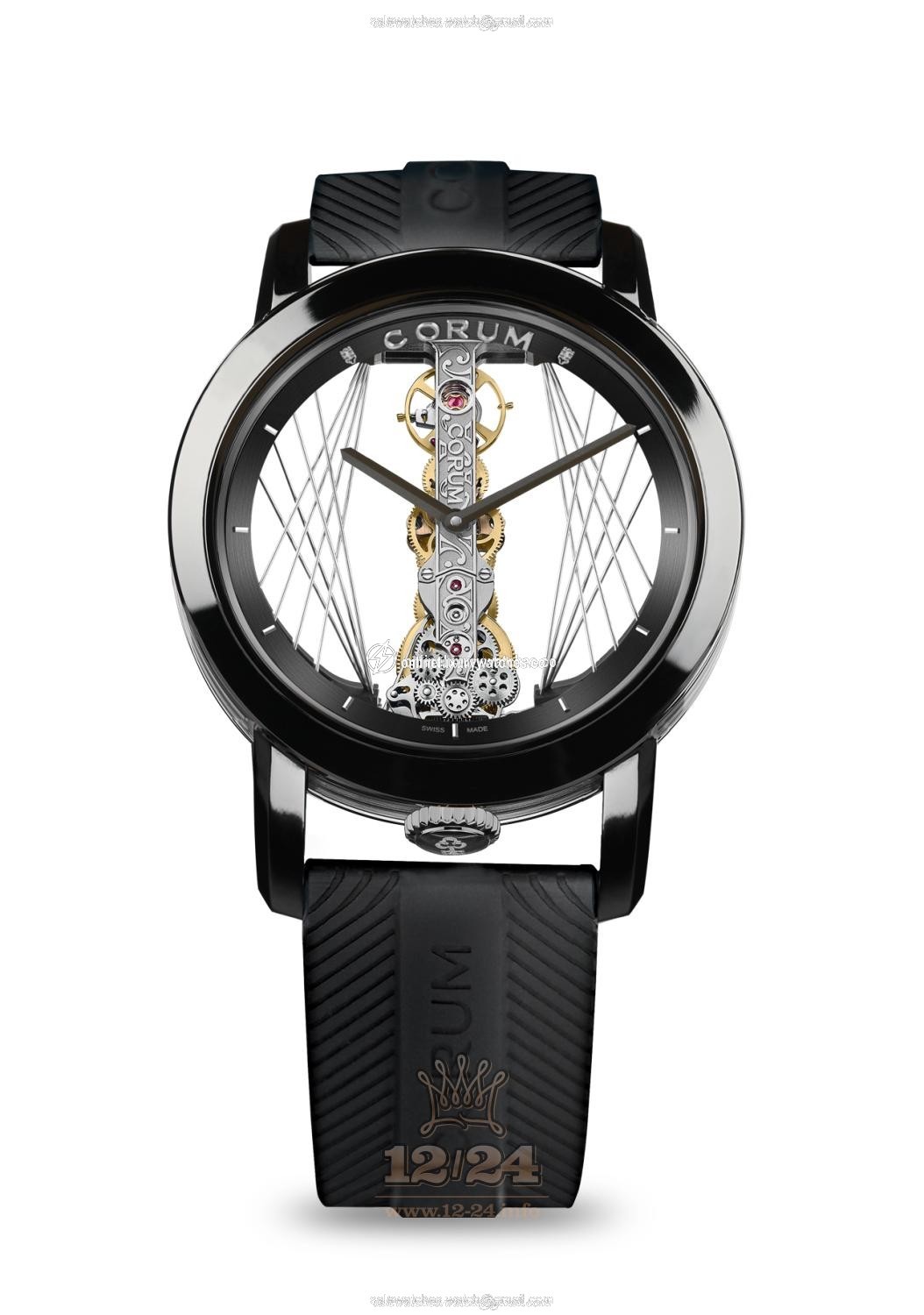 Corum Golden Bridge Watch B113/03952 43 mm Titanium DLC coating Case