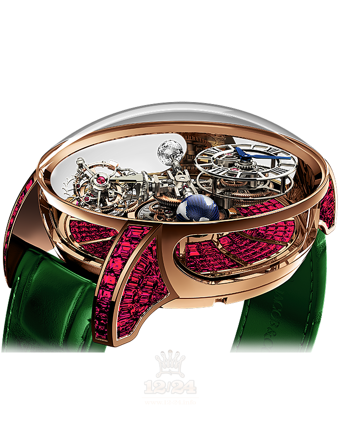 Jacob & Co Grand Complication Masterpieces Watch AT800.40.BD.BR.A 50 mm Pink gold Case