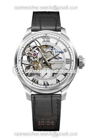 Chopard L.U.C Watch 161947-1001 42 mm White gold Case Silver Dial