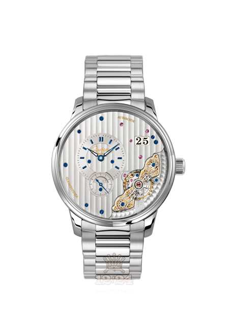 Glashutte Pano Watch 1-91-02-02-02-70 42 mm Stainless steel Case White Silver Dial
