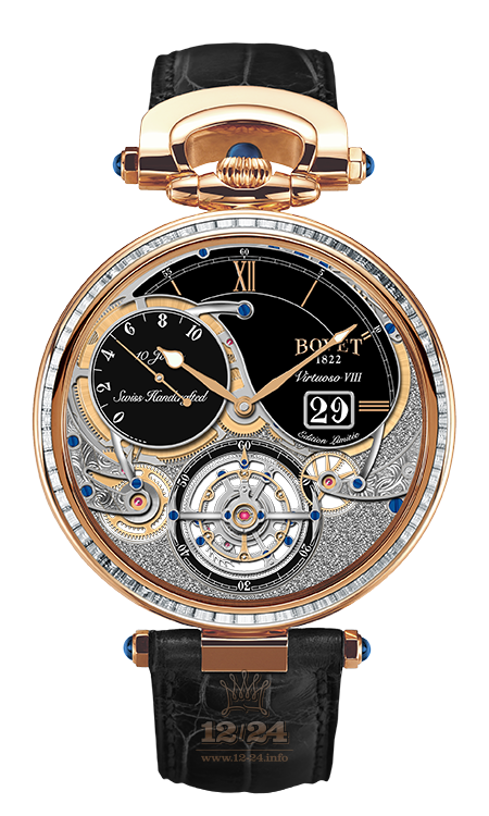 Bovet Fleurier Grandes Complications Watch T10GD001-SB1 44 mm Pink gold Case Black Dial