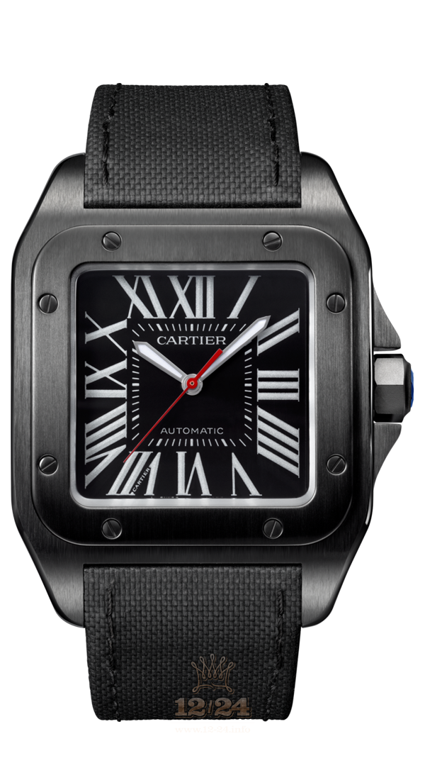 Cartier Santos de Cartier Watch WSSA0006 51 mm Stainless steel Case Black Dial
