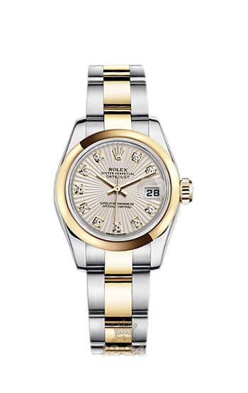 Rolex Lady-Datejust Watch 179163-0146 26 mm Steel / Yellow gold Case Beige Dial