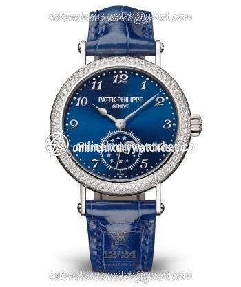 Patek Philippe Complications Watch 7121/200G-001 33 mm White gold Case Dark blue Dial