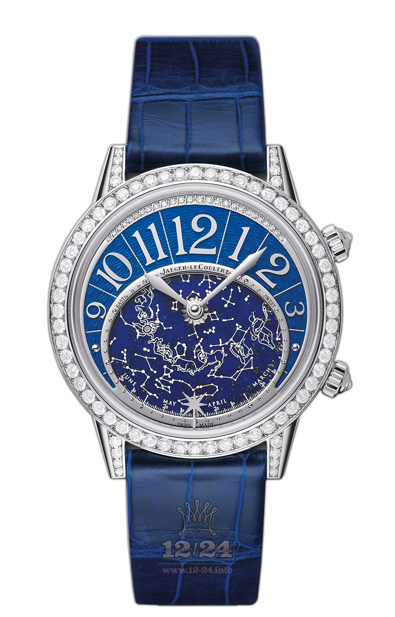 Jaeger-LeCoultre Rendez-Vous Watch Q3483590 38 mm White gold Case Silver Dark blue Dial