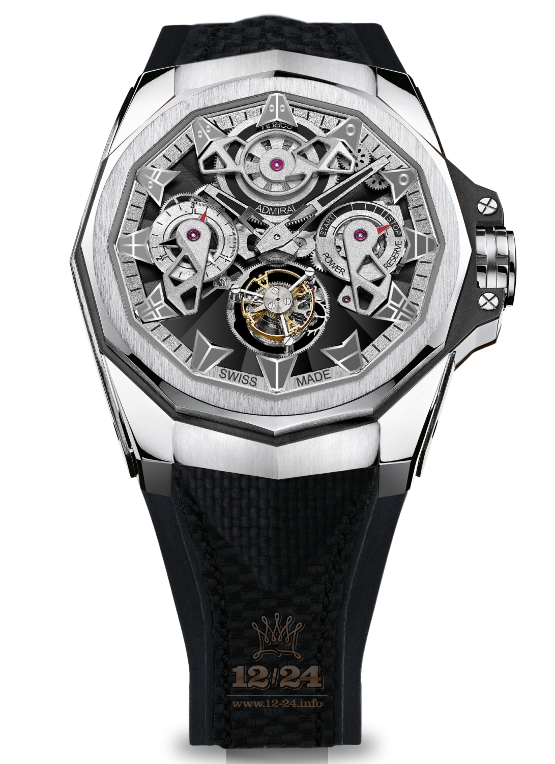Corum Admiral Watch A298/03899 45 mm Titanium Case Black Dial