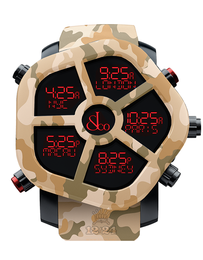 Jacob & Co Gents Collection Watch GH100.11.NS.PC.AMQ4D 47 mm Carbon Case Black Dial