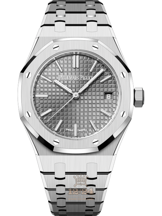 Audemars Piguet Royal Oak Watch 15550ST.OO.1356ST.03 37 mm Stainless steel Case Gray Dial