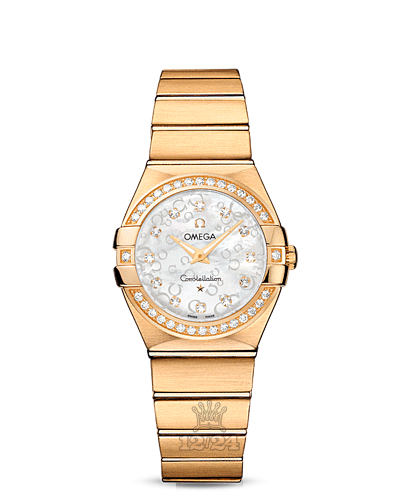 Omega Constellation Watch 123.55.27.60.55.016 27 mm Yellow gold Case White Dial