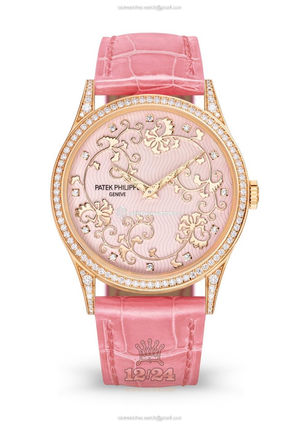 Patek Philippe Rare Handcrafts Watch 5077/101R-001 Pink gold Case Dark blue Dial