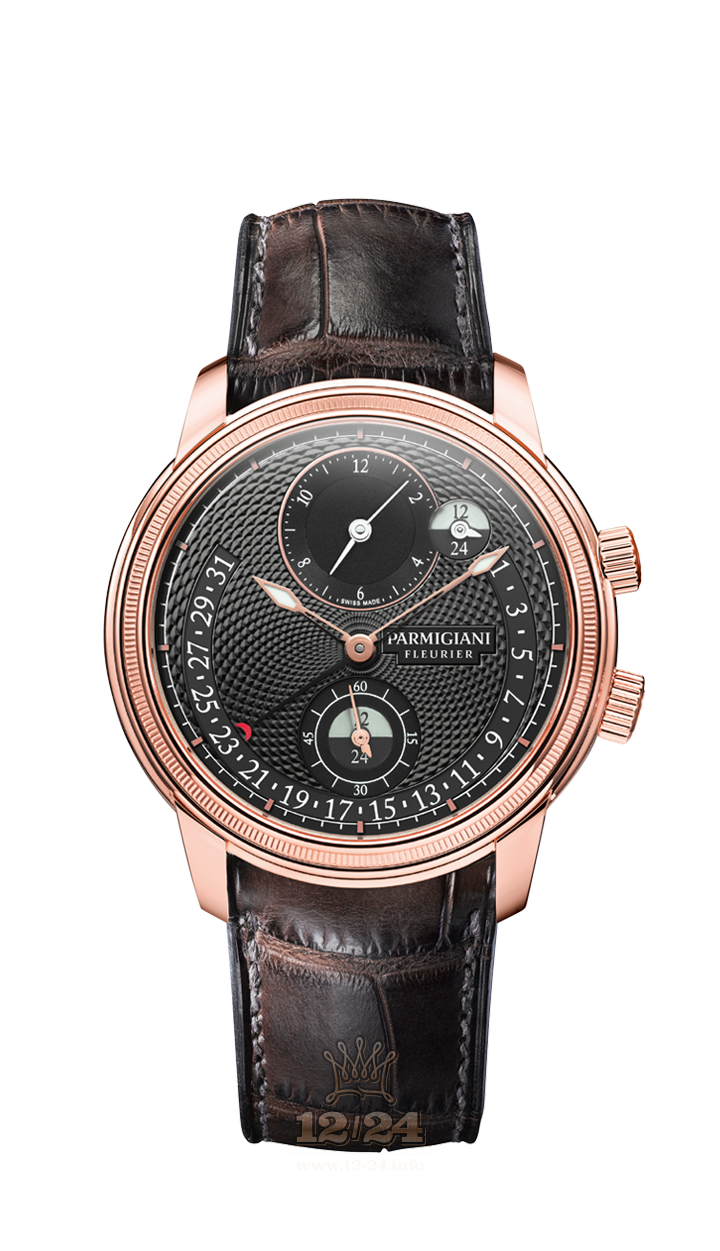 Parmigiani Fleurier Toric Watch PFC493-1000200-HA1242 43 mm Pink gold Case Gray Dial