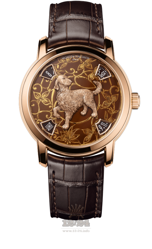 Vacheron Constantin Metiers d Art Watch 86073/000R-B256 40 mm Pink gold Case Brown (chocolate) Dial
