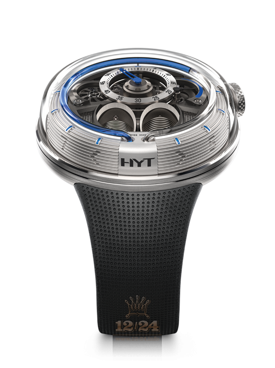HYT H1.0 Watch H02023 49 mm Stainless steel Case Gray Silver Dial