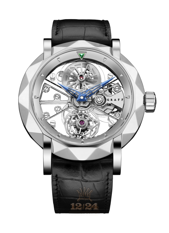 Graff MasterGraff Watch MGS46WG 46 mm White gold Case Silver Dial