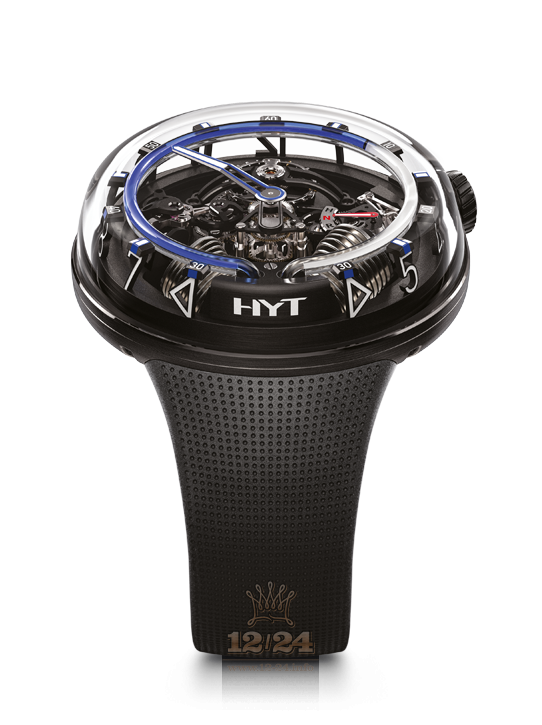 HYT H20 Watch 251-AD-462-BF-RU 51 mm Stainless steel DLC coating Case Black Gray Dial